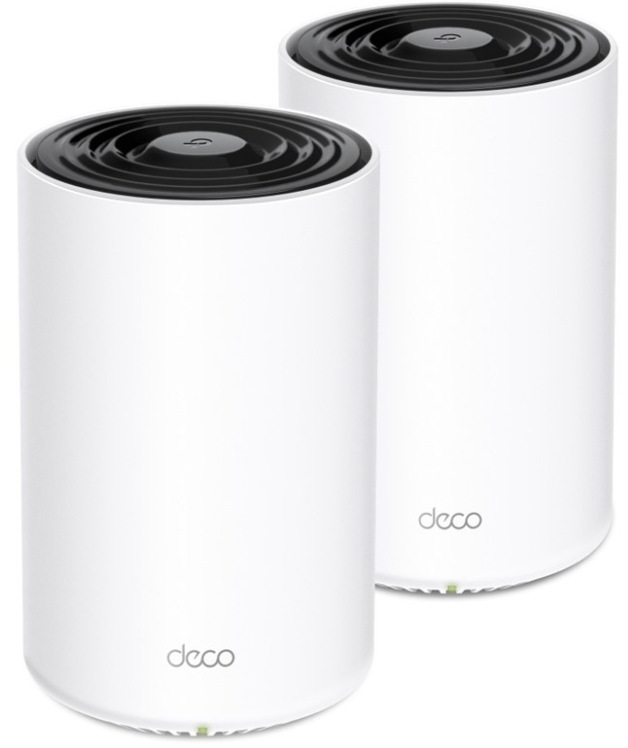 Wi-Fi Mesh router TP-Link Deco PX10 Wi-Fi 6 AX1500 + Powerline AV1000 (2-pack) v bílé barvě