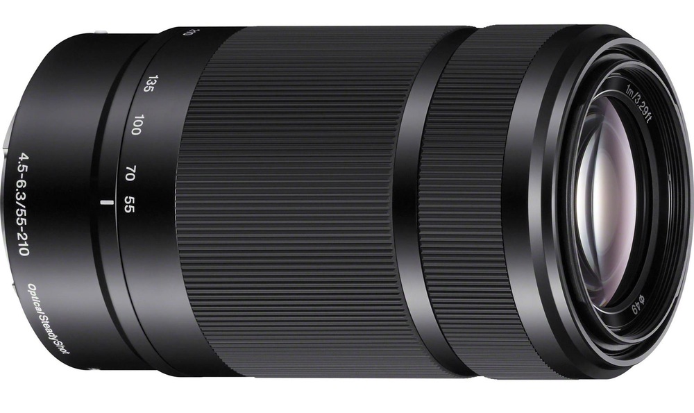 Objektiv Sony E 55–210 mm f/4.5 – 6.3 OSS černý Objektiv Sony E 55–210 mm f/4.5 – 6.3 OSS