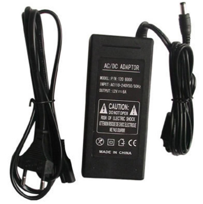 Napájecí adaptér Solight 230V - 12V, 5000mA, 60W černý Napájecí adaptér Solight 230V - 12V, 5000mA, 60W černý