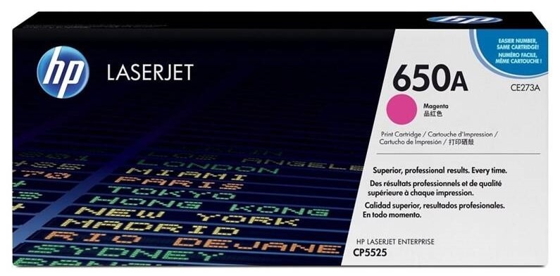 Toner HP 650A, 15 000 stran purpurový