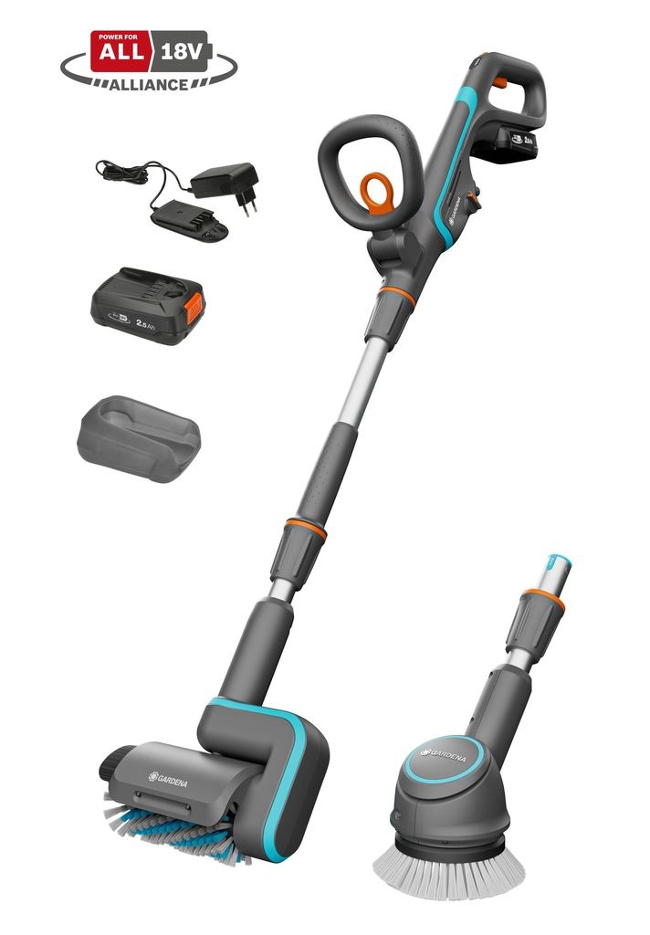 Čistič Gardena AquaBrush Universal 04/18V P4A (s baterií)