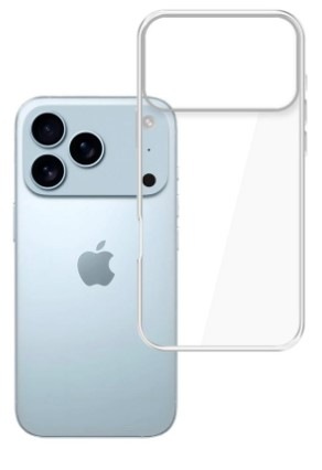 Kryt na mobil 3mk Clear Case na Apple iPhone 17 Pro Max průhledný