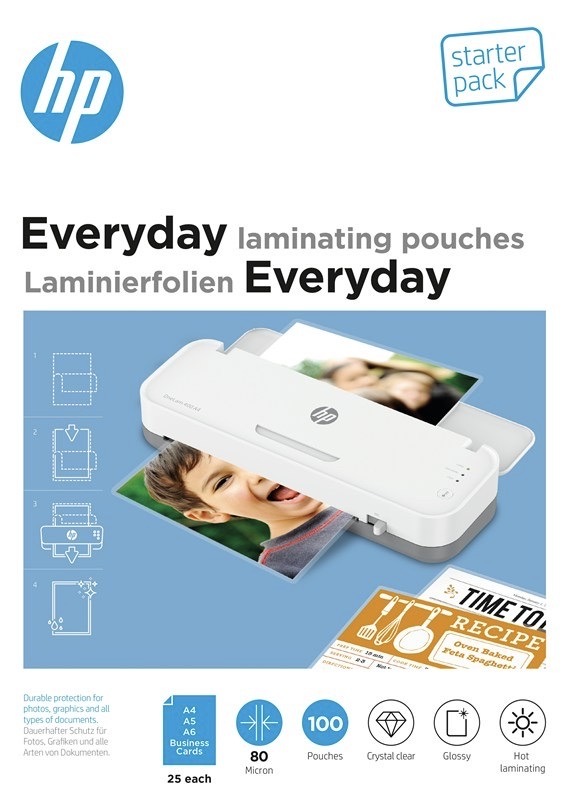 Laminovací fólie HP s tloušťkou 80 mikronů, 100 ks v balení