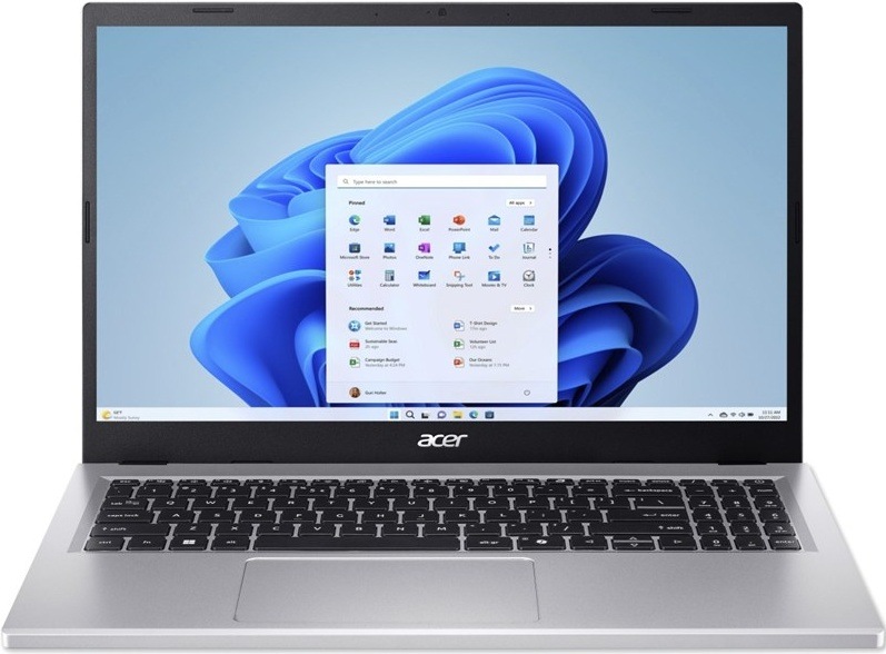 Notebook Acer Aspire Go 15 (AG15-44P-R9RH), stříbrná barva