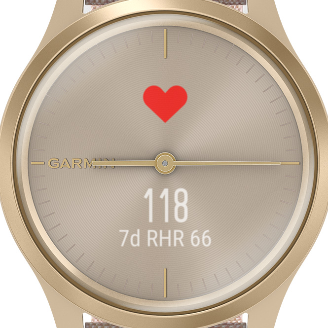 Chytré hodinky Garmin vivomove3 Style LightGold/Pink Nylon Chytré hodinky Garmin vivomove3 Style LightGold/Pink Nylon