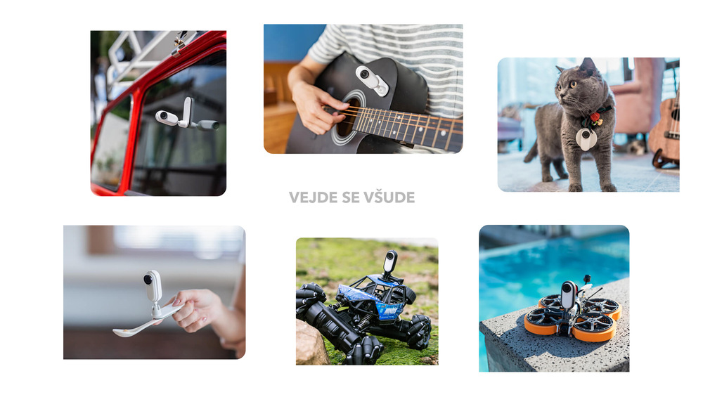 Outdoorová kamera Insta360 Go 2 bílá Outdoorová kamera Insta360 Go 2 bílá