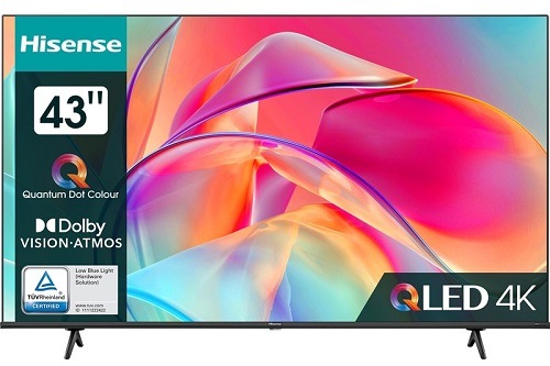 Televize Hisense 43E7KQ Televizor Hisense EFY43E7KQ, černá