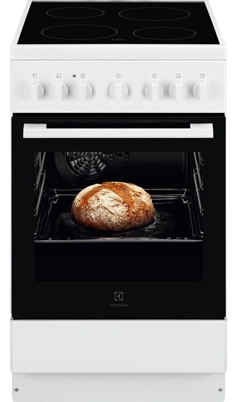 Sklokeramický sporák Electrolux LKR540066W bílý Sporák E50 Electrolux LKR540066W, sklokeramika