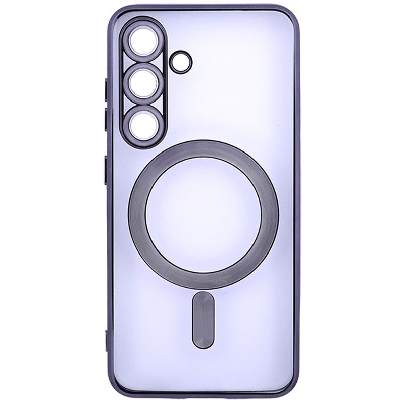 Kryt na mobil WG Magic Eye Magnet na Samsung Galaxy S25 5G černý/průhledný