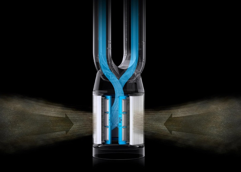 Čistička vzduchu Dyson Purifier Cool PC2 De-NOx TP12 stříbrná/měděná