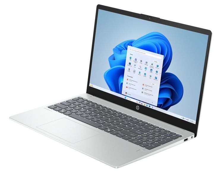 Notebook HP OmniBook 3 NG AI 15-fn0001nc + Game Pass předplatné na 3 měsíce stříbrný