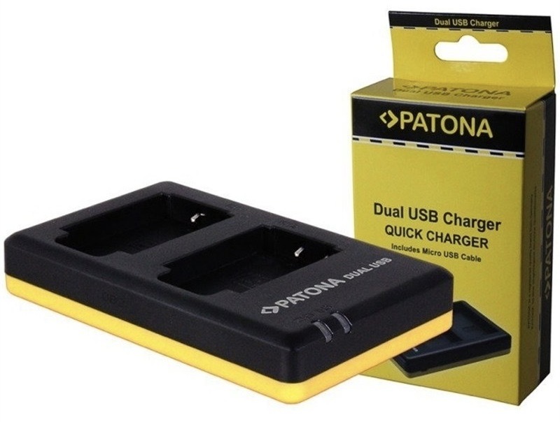 Nabíječka PATONA pro Nikon, LED dioda