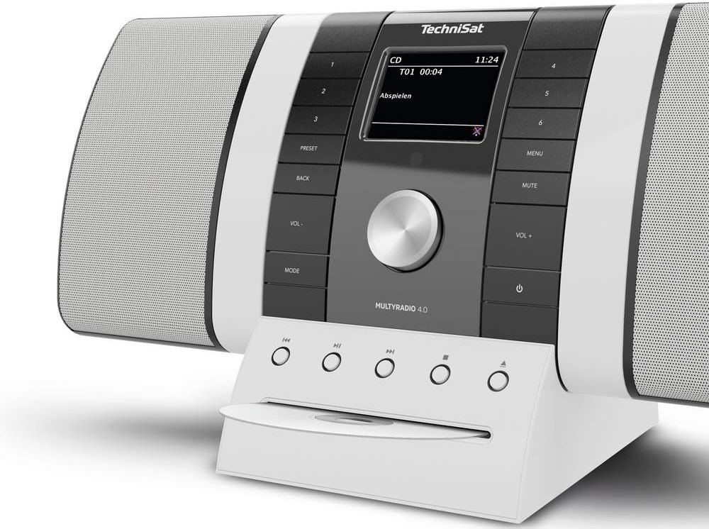 Internetový radiopřijímač s DAB+ TechniSat MULTYRADIO 4.0 SE černý/bílý Internetový radiopřijímač s DAB+ TechniSat MULTYRADIO 4.0 SE černý/bílý