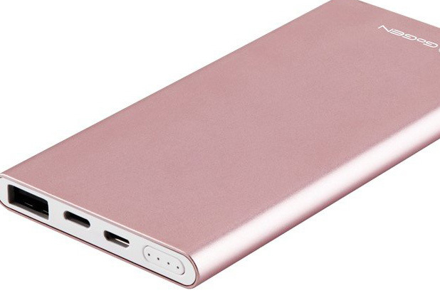 Powerbanka GoGEN 5000 mAh, Lightning růžová Powerbanka GoGEN 5000 mAh, Lightning růžová
