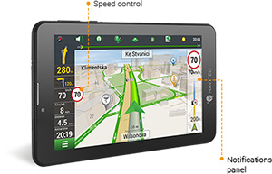 Navigační systém GPS NAVITEL T700 3G Pro, tablet černá Navigační systém GPS NAVITEL T700 3G Pro, tablet černá