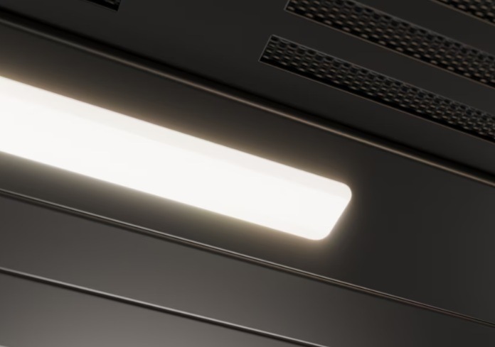 Odsavač par AEG série 6000 GB67D61HL černý Komínový odsavač par AEG GB67D61HL Hob2Hood LED osvětlení