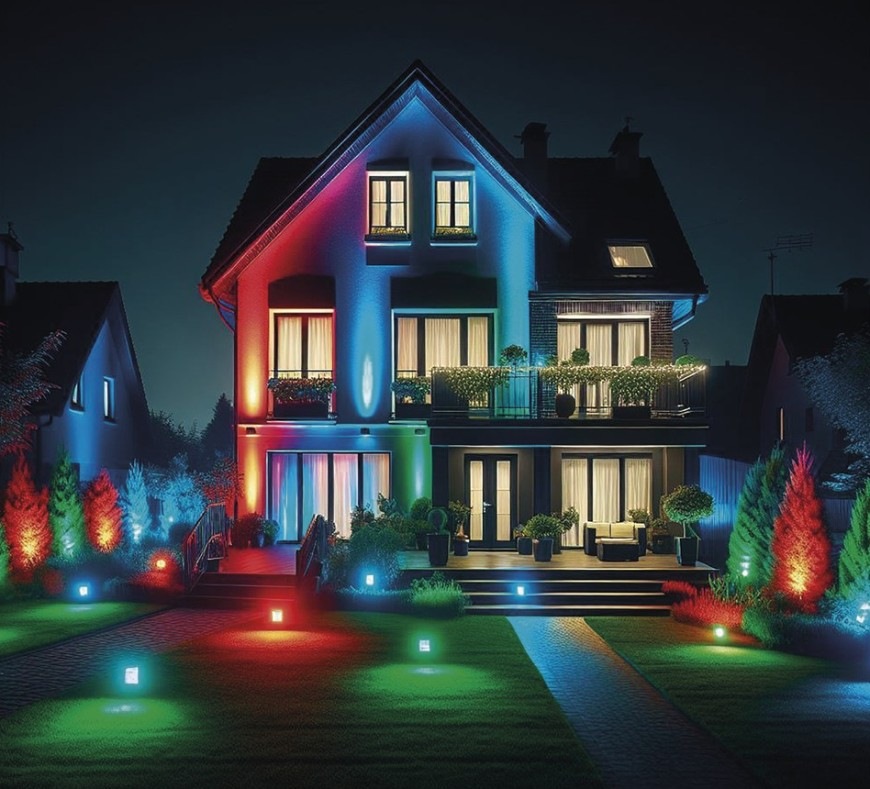 Reflektor EMOS GoSmart, 20 W, RGB+CCT černý Reflektor EMOS GoSmart, 20 W, RGB+CCT - černý