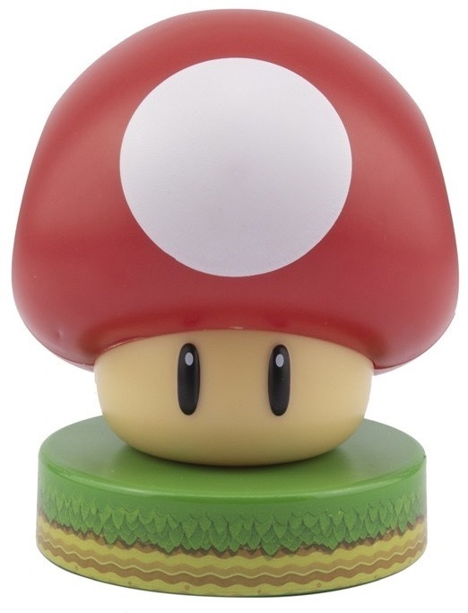 Dekorativní LED Paladone Icon Light - Super Mario Houba červené/zelené