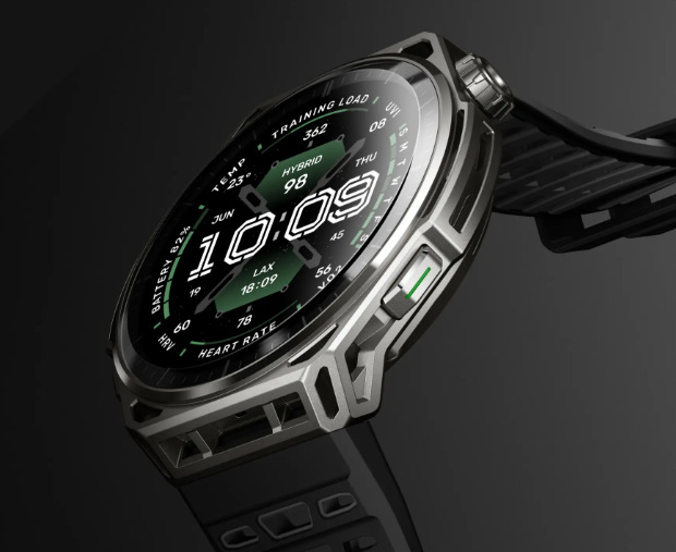 Chytré hodinky Amazfit Balance 3 stříbrné Amazfit Balance 3 mají tělo z titanu a nerezové oceli