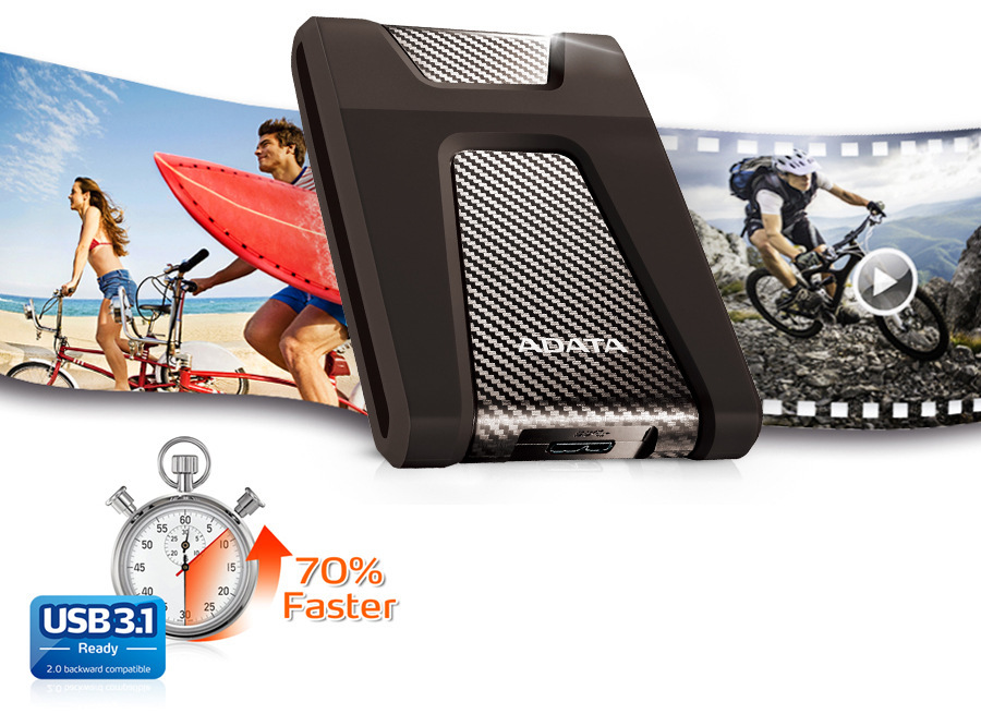 Externí pevný disk 2,5" ADATA HD650 4TB černý Externí pevný disk 2,5" ADATA HD650 4TB černý