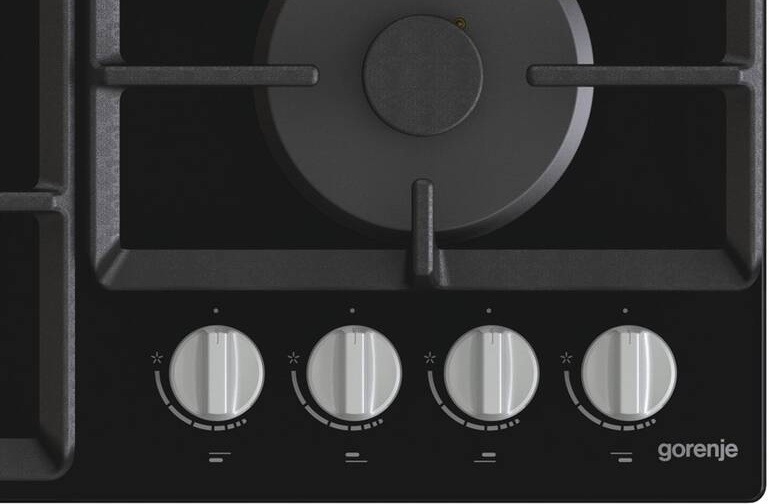 Plynová varná deska Gorenje Essential GT641EXB CastIron černá Plynová varná deska Gorenje Essential GT641EXB CastIron černá