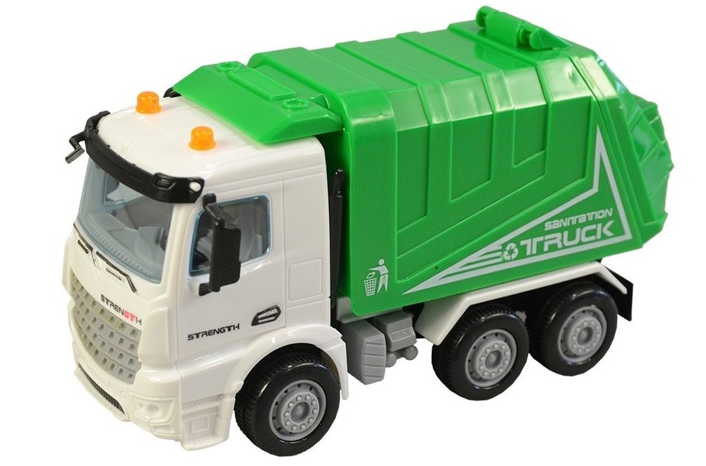 Náklaďák MaDe 08124 18 cm Auto popelářské Made 08124 18 cm