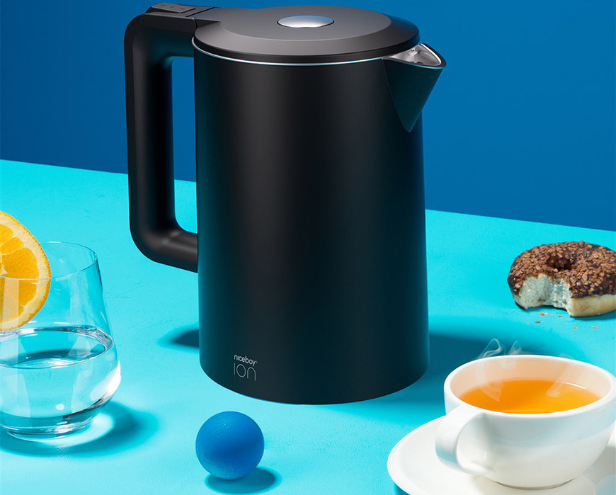 Rychlovarná konvice Niceboy ION K3 Onyx black, 1,7 l černá Niceboy ION Kettle K3 Onyx black