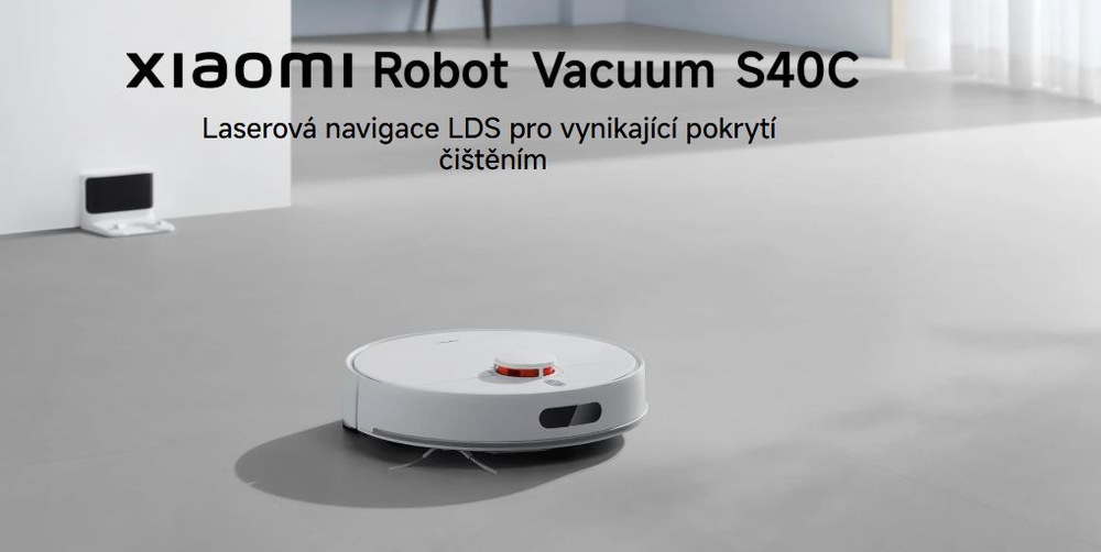 Robotický vysavač Xiaomi Vacuum S40C bílý Robotický vysavač Xiaomi Vacuum S40C bílý