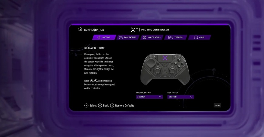 Turtle Beach Victrix Pro BFG Reloaded, šedá