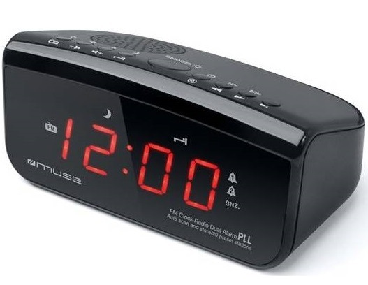 Radiobudík MUSE M-12 CR černý