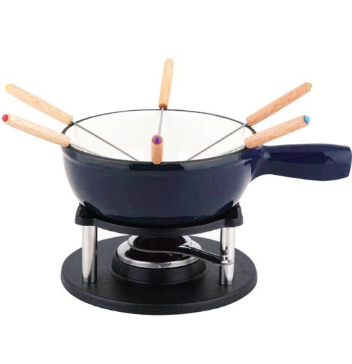 Fondue CS Solingen ALPEN CS-081522, modrá sada Alpen CS-081522