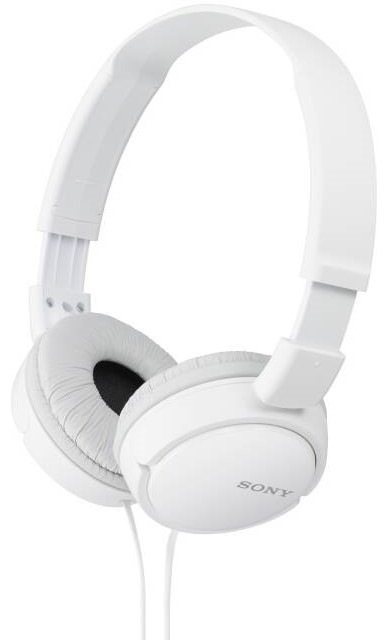 Sluchátka Sony MDR-ZX110, bílá