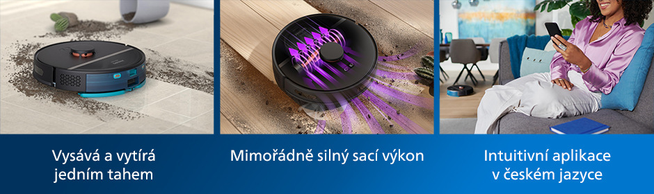 Robotický vysavač Philips Series 3000 XU3000/01 Philips Series 3000 XU3000/01