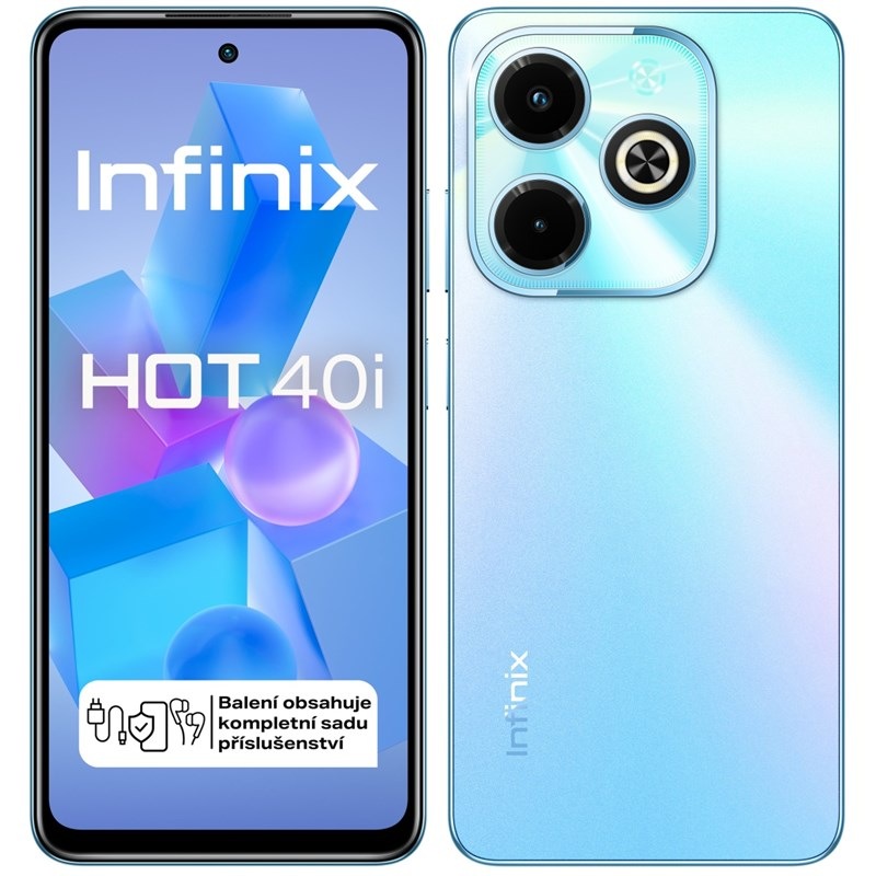 Mobilní telefon Infinix Hot 40i 4 GB / 128 GB modrý