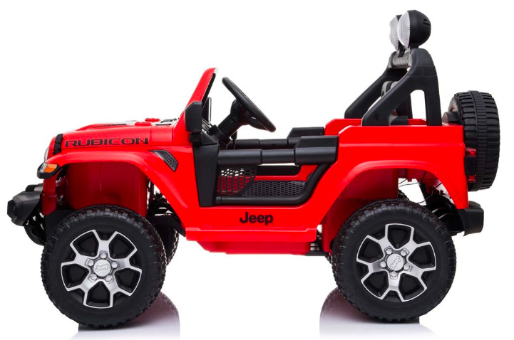 Elektrické auto Beneo Jeep Wrangler Rubicon červené