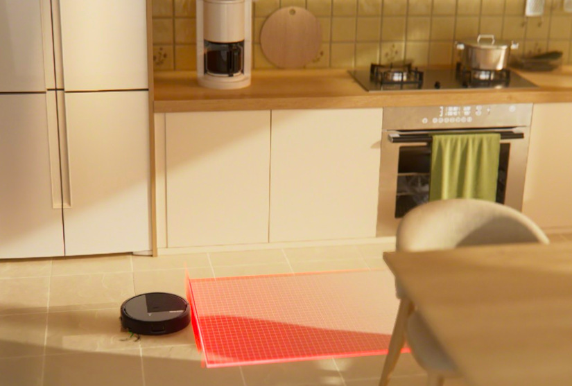 Robotický vysavač iRobot Roomba 115 Combo objíždí zónu vymezenou v mobilní aplikaci