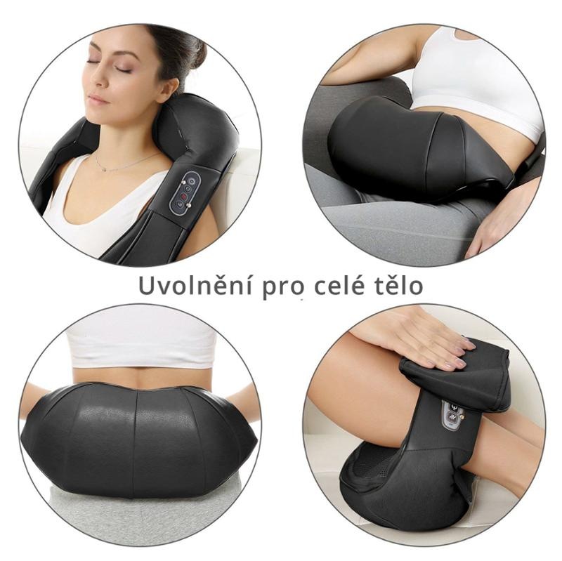Masážní přístroj NAIPO MGS-150DC černý/šedý Masážní přístroj NAIPO MGS-150DC černý/šedý