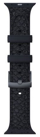 Řemínek Njord Vindur na Apple Watch 42/44/45/49mm šedý