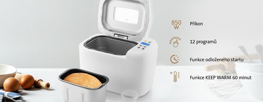 Domácí pekárna ETA Harmony II 2149 90020 bílá Domácí pekárna ETA Harmony II 2149 90020 bílá