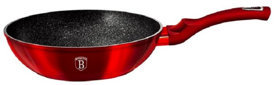 Pánev WOK Berlinger Haus BH-6166 Burgundy Metallic Line, 30 cm