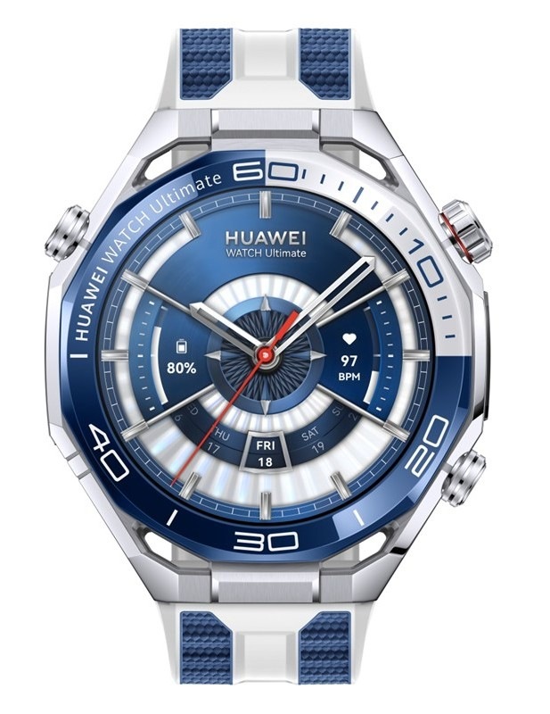 Chytré hodinky Huawei Watch Ultimate 2 NFC bílé/modré