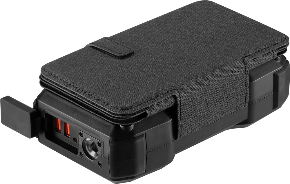 Powerbanka Sandberg Solar 5-Panel 27000 mAh černá Powerbanka Sandberg Solar s krytem konektorů a svítilnou