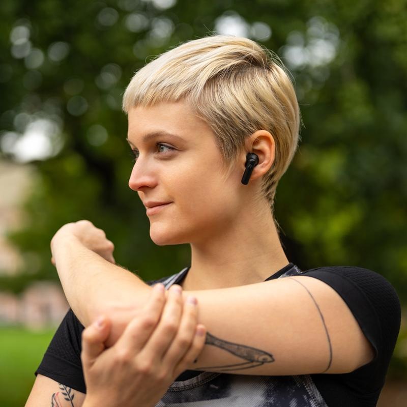 Sluchátka Niceboy HIVE Pins černá Sluchátka Niceboy HIVE Pins černá