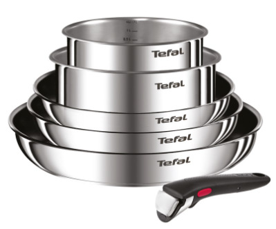 Sada nádobí Tefal Ingenio L881S604, 6 ks nerez