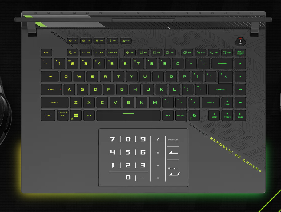 Asus ROG Strix G16 (2025) má prvotřídní klávesnici inspirovanou e-sportem