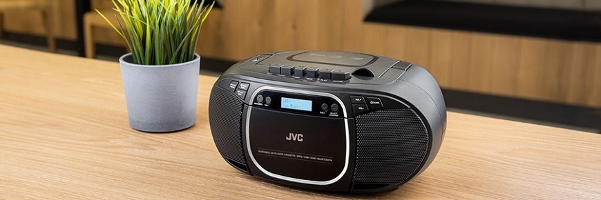 Radiomagnetofon s DAB+/CD JVC RC-E561B-DAB černý