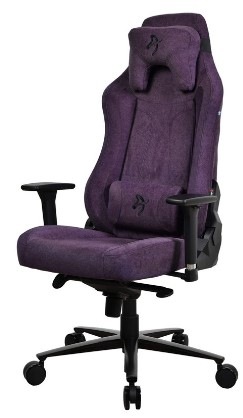 Herní židle Arozzi VERNAZZA Soft Fabric fialová