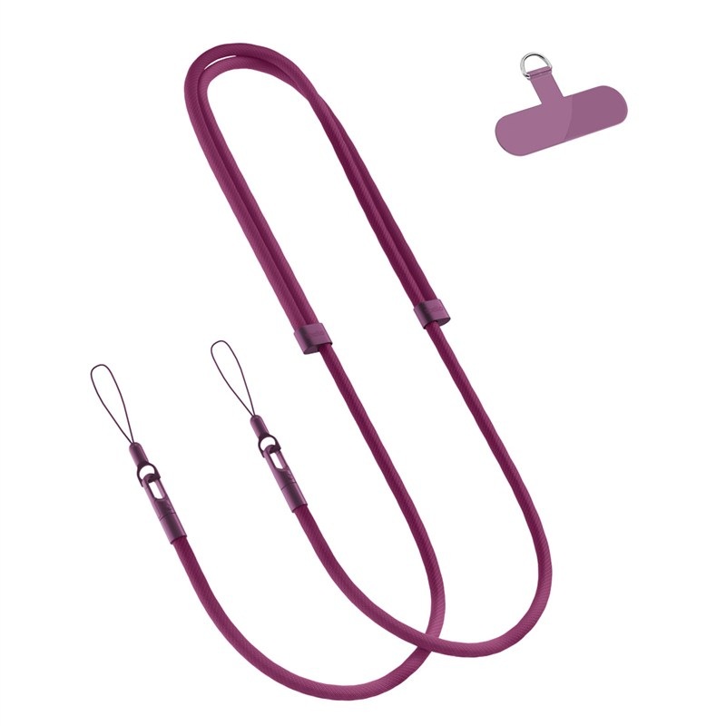 Popruh na krk Spello by Epico Spello Rope Crossbody Strap, vínová