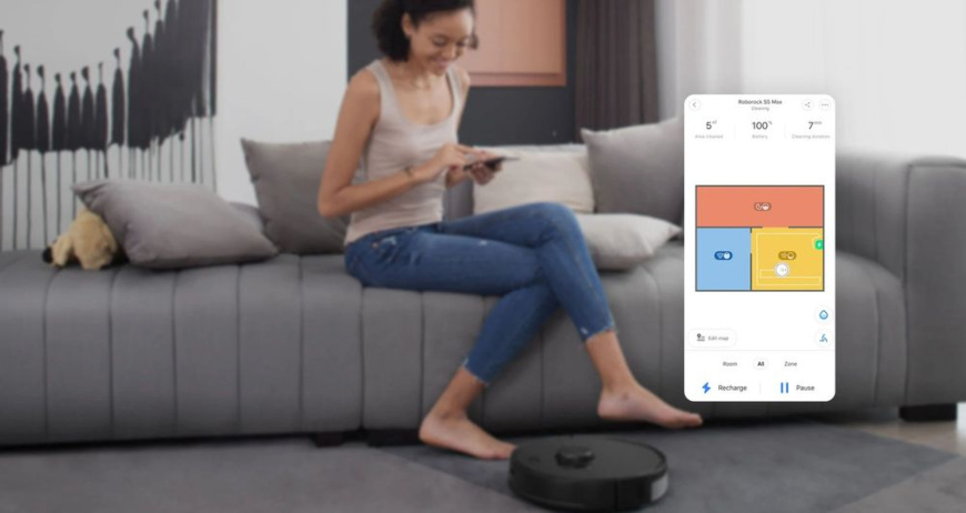 Xiaomi Roborock S5 Max Black, černá