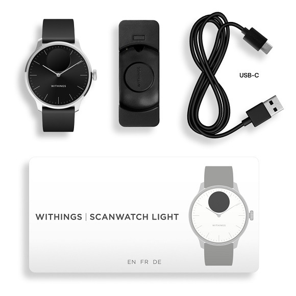 Chytré hodinky Withings Scanwatch Light 37 mm černé Chytré hodinky Withings Scanwatch Light 37 mm černé